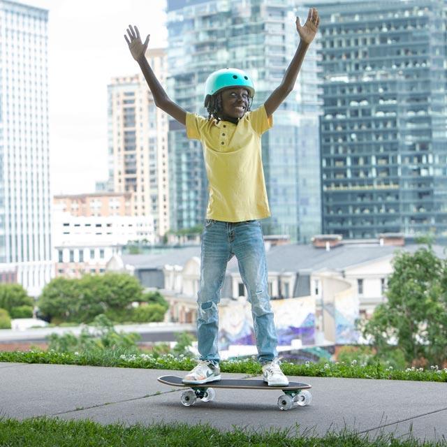 Common Questions- young boy skateboards