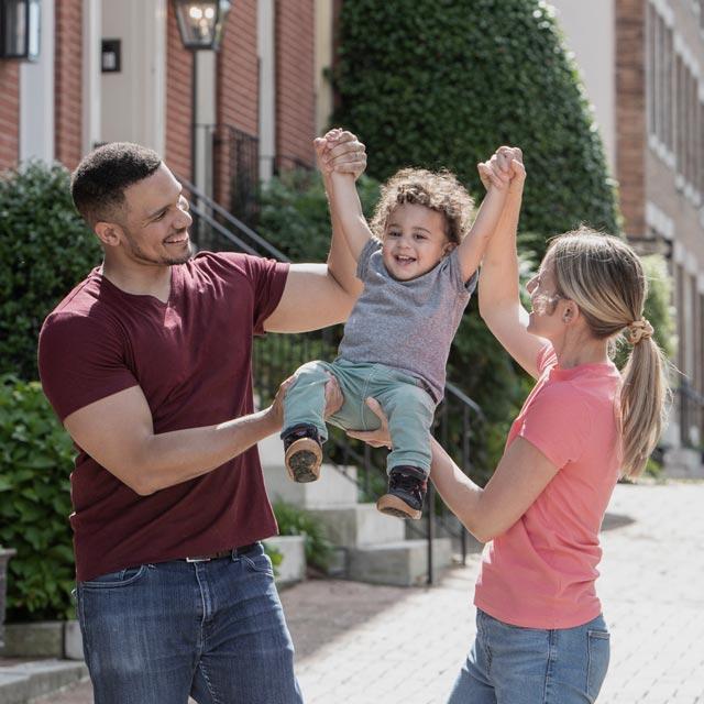 Common Questions- parents swing daughter