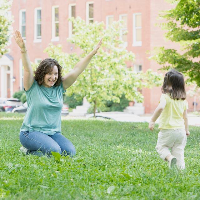 Common Questions-child runs toward mother