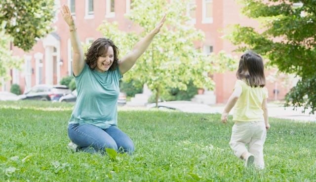 VPD Hep A- Mother and child playing